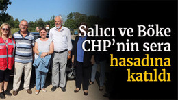 Salıcı ve Böke CHP’nin sera hasadına katıldı